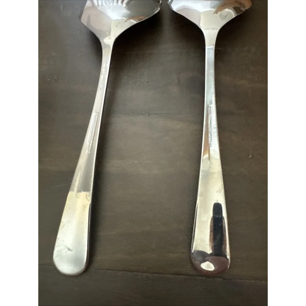 Excel Stainless Korea Brookfield Shell Casserole Spoons Glossy Center‎ Ridge (2)